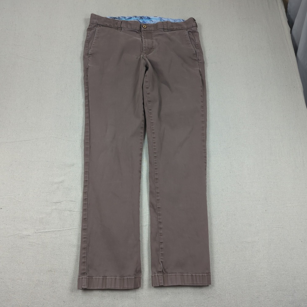 Tommy Bahama Pants Mens 34x30 Khaki Casual Stretch Preppy